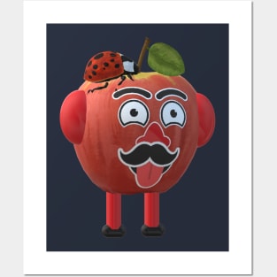 apple man Posters and Art